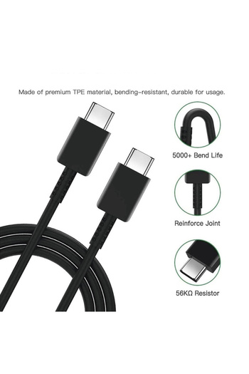MSE Plus 45W USB-C Fast Charger with Intelligent Overload Protection & 1 Meter Cable