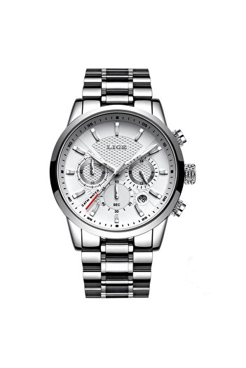 Lige Men's Watch Elegant Quartz Fashion Steel