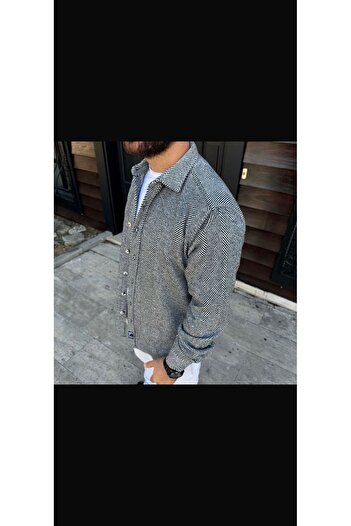 WEAR Black Fish Scale Shirt