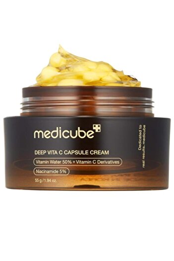 MEDIC Deep Vitamin C Capsule Golden Capsule Moisturizer, Lipid Capsules for Wrinkles, Skin Bright