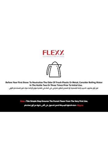 flexy ® 2.2L 1500W Electric Kettle Stainless Steel Water Boiler | Portable Pot, Instant Water Heater