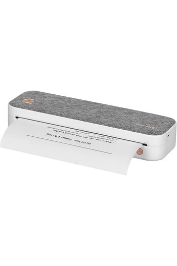 Fipka Matybobe PeriPage Portable Printer, A4 Wireless BT Travel Printer, Portable Thermal Printer Compatib