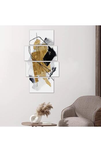 Generic Abstract Art Wall Panel - 24564 - Divided into 4 pieces