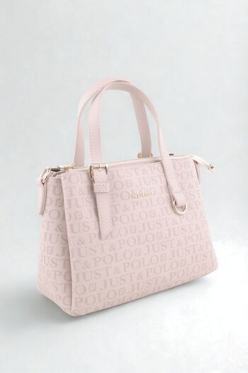 Just Polo Original Women's New Season 3 Compartment Luxury Soft Leather Adjustable Cross Column Strap Shoulder Bag