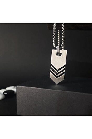 OEM Arrow stainless steel necklace for men, minimalist, 60 cm chain
