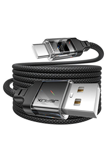 Other Transparent Data Blocker JSAUX USB-C to USB-A Cable 2m