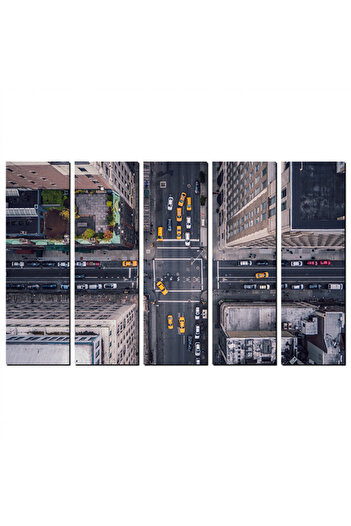 Generic Wall plaque - Intersection - 1577 - Divided into five equal pieces