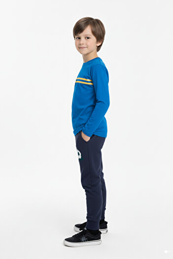 FYK KİDS Fan Color Themed Boys' Top and Bottom Set with Elasticated Legs