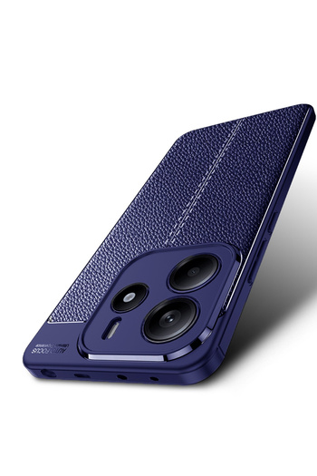 UnDePlus Xiaomi Redmi 15C Case Leather Style Niss Silicone Case Cover