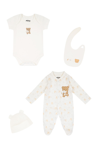 Miny Center Unisex Baby Set of 4
