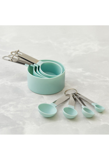 Bisbell 8Pcs Stainless Steel Measuring Cups & Spoons Set for Baking & Kitchen | Accurate & Durable