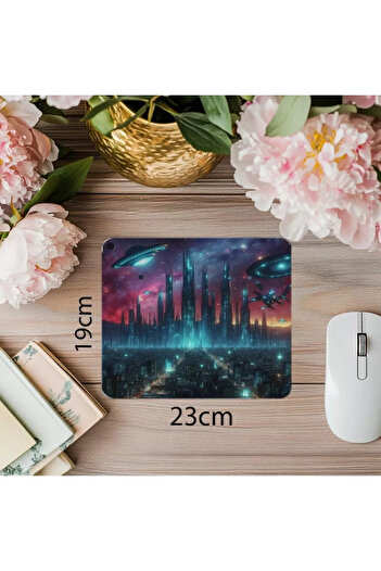 Wisdom Rain Special Mouse Pad for Space Lovers - 19X23 cm 2 mm Rectangular Imported Printed Mouse Pad