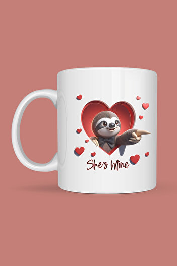 giftkonsept Cute Lazy Animal Lover Gift Mug Set