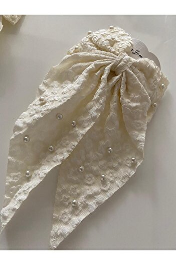 RSTM Boutique Bow Detailed Pearl Women's Buckle