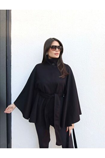 Tugem Waist Belted Poncho