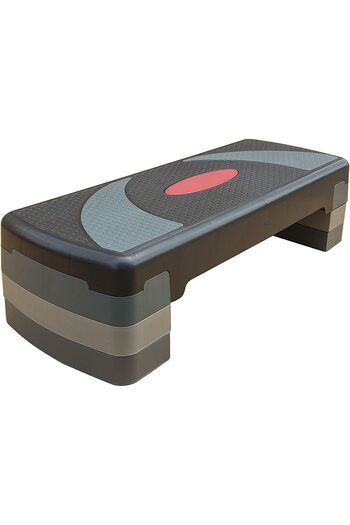 MAX STRENGTH Multi Level Aerobic Step Exercise training workout stepper 2 to 5 Adjustable Step Level