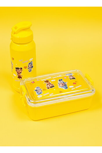 Bisbell Kids Lunch Box & Water Bottle Set|750ml Food Container with 500ml Bottle|BPA-Free,BB4044