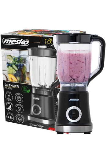 Other Mesko 1000W 1.8L black jug blender