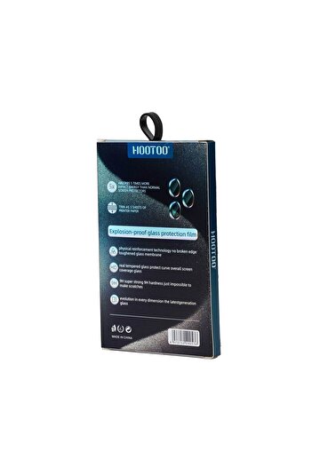 HooToo HOTO Camera Protector. Tempered Glass Camera Protector. iPhone 15 Pro Max Camera Protector. Black.