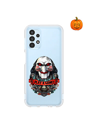 PPKin Dali Design Samsung Galaxy A13 Compatible Transparent Case Horror 7 Design