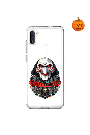 PPKin Dali Design Samsung Galaxy A11 Compatible Transparent Case Horror 7 Design