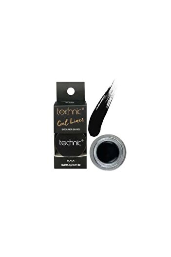 TECHNIC Gel Eyeliner, Technic, Gel Pot Liner Eyeliner, Μαύρο, 3 γρ.