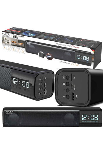 Other AD 1191 Soundbar with Alarm Clock