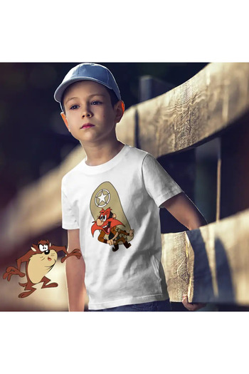 OEM Boys' Yosemite Sam Serif Looney Tunes T-Shirt