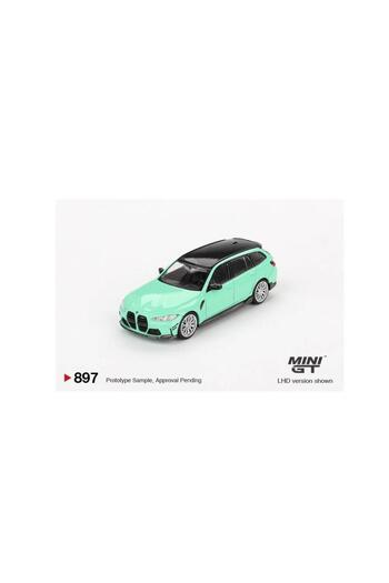 mini gt Bmw M3 m Touring Mint Green 1/64 Model Car