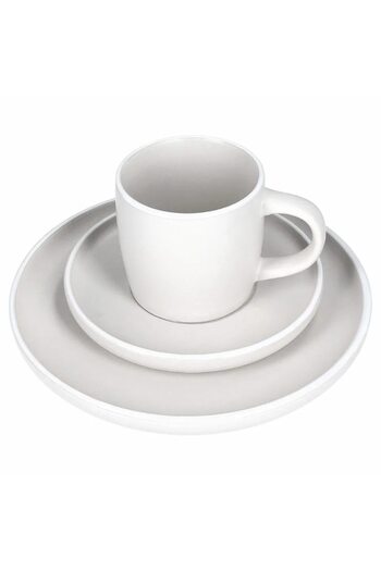 OEM Coffee Service for 6 People, 18 Pieces, Van Well, Cream White