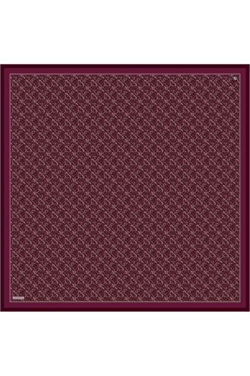 Armine Tivil Pure Silk Scarf 9405 - 80 Burgundy Mixed Pattern