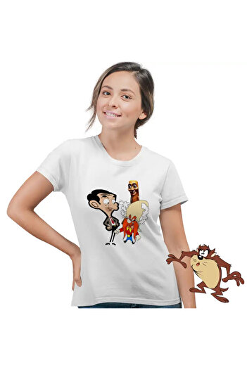 OEM Women's T-Shirt Yosemite Sam Mr Bean Tung Sahur Brainrot Italian