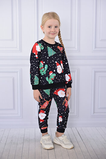 minitrends 3-Piece Seasonal Printed Girl's Bottom and Top Set
