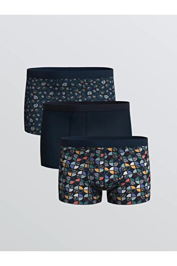 LC Waikiki Standard Fit Cotton Flexible Men's Boxers 3-Piece (W5)