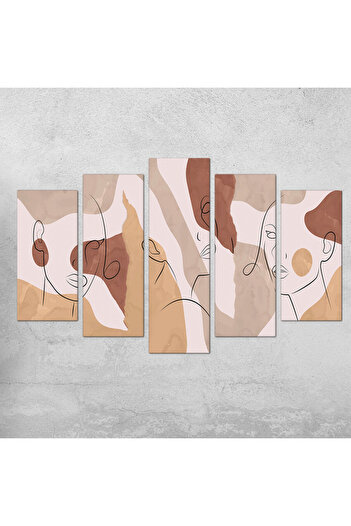 Generic Wall Panel - Bohemian Art - 300922 - Divided into five graduated pieces - 1