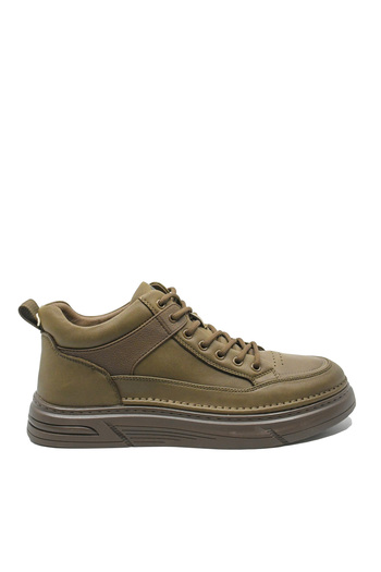 OTTER Smart casual khaki boots made of genuine leather OTR270009