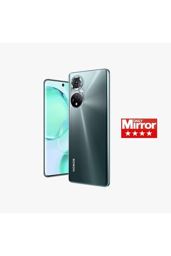 HONOR 50 Mobile Phone 5G SIM Free Unlocked 6 + 128 GB Smartphone with 108 MP Camera, 120 Hz 6.57 Inc