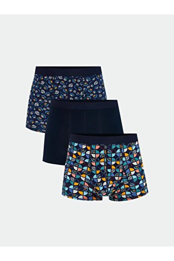 LC Waikiki Standard Fit Cotton Flexible Men's Boxers 3-Piece (W5)