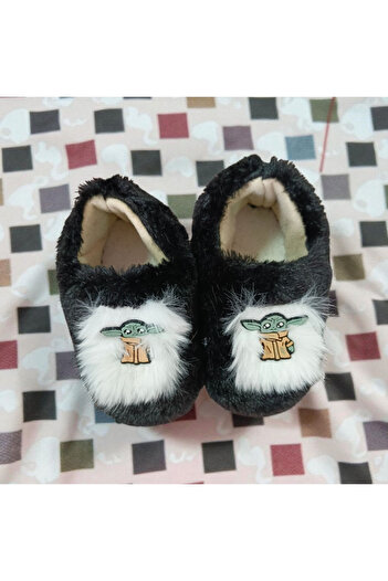 KMS HOME Children's Slippers with Yoda Figure Boys' Slippers Home Nursery School