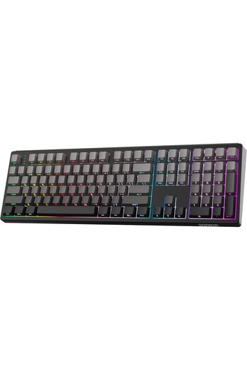 Epomaker TH108 Full Size Mechanical Keyboard, Wireless Gaming Keyboard with 8000mAh Battery, Creamy