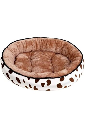 Margoun Round Pet Dog Bed Warming & Breathable Super Soft Poppy House Bed Kennel Cat Sleep Bed Mat B