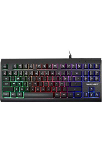 mazn Lamzberry Rainbow LED Backlit Gaming Keyboard, 87