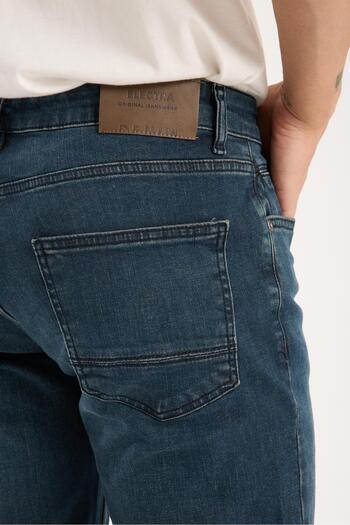 Store Men's Jeans Regular Fit Cotton Stretch Straight Leg Denim - 98% Cotton 52% Lycra