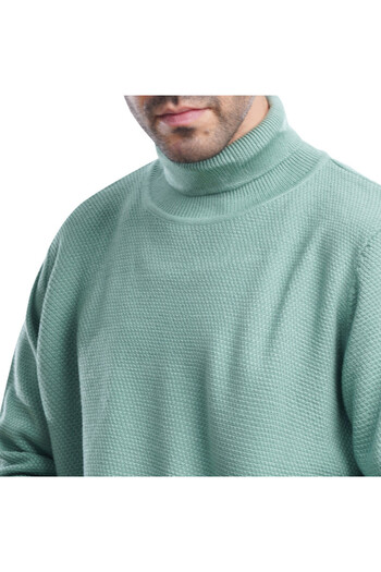 COUP Men Casual Sweater With Long Sleeves - Mint