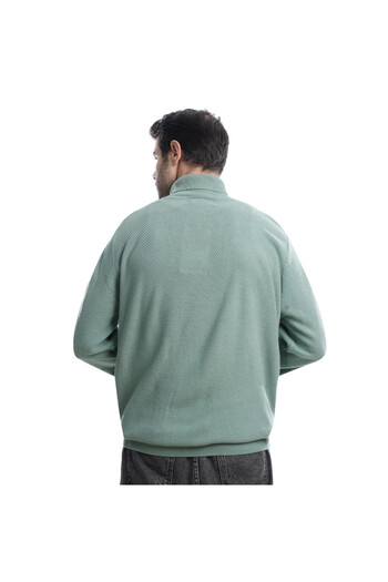 COUP Men Casual Sweater With Long Sleeves - Mint