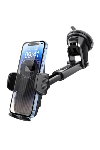 OEMN Car phone holder, 360 degree rotation, black, ML-209