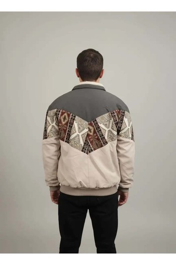 CANMODA (7544) Large / Xlarge Size Compatible Vintage Patterned Special Jacket