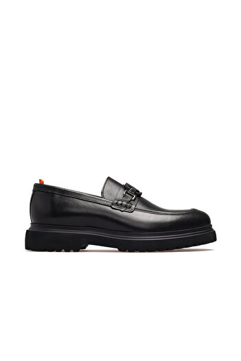 YAŞAR KAŞLI Men's Leather Loafer Casual Shoes 25K Ykö-19578 m Black