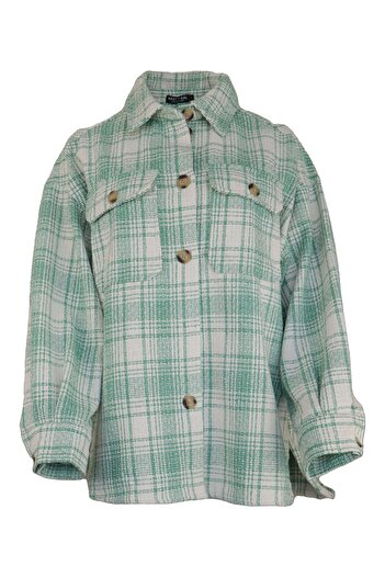 NASTY GAL Pistacho Green Jacket - L, green, 100% Polyester