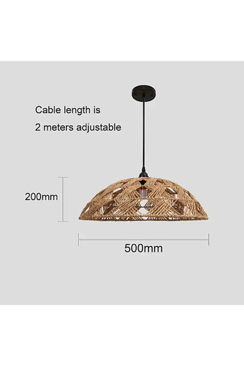 HAMER Modern Brown Chandelier E 27*1 Size 50 cm